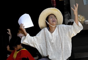 Image of children in theatre group in Los Angeles from the Los Angeles Times. 