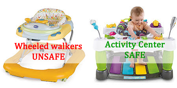 is it safe to use walker for babies