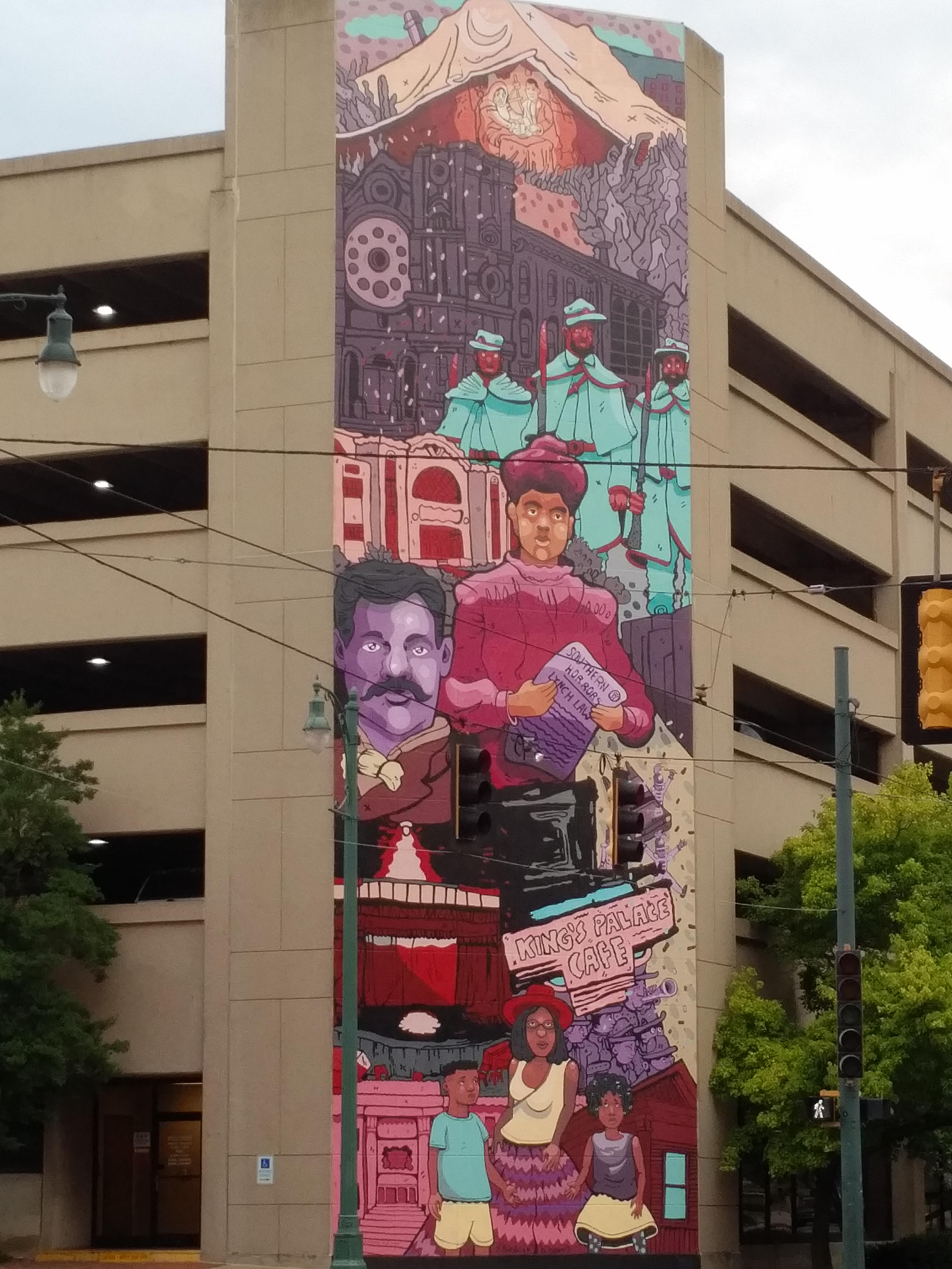 2018 TN Memphis mural Ida B Wells